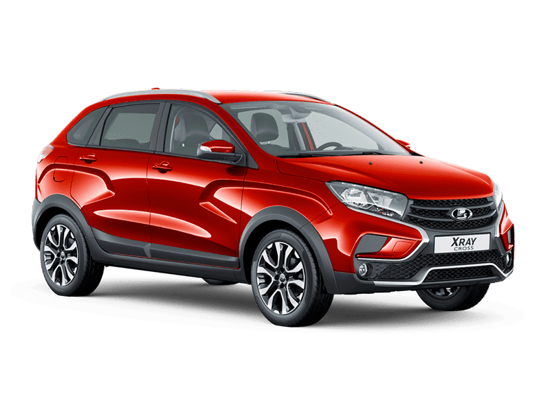 Купить Lada Xray Cross в Самаре - Красный "Красный сплав" (136) - металлик